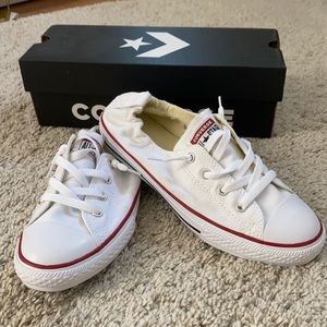 Worn Once, Like New Converse Shoreline Slipon in US5 junior/US 7women